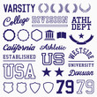 © PremiumGraphicDesign - VINTAGE UNIVERSITY GRAPHIC VECTOR ELEMENTS
