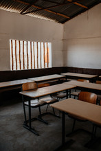 Klassenzimmer In Afrika Gambia