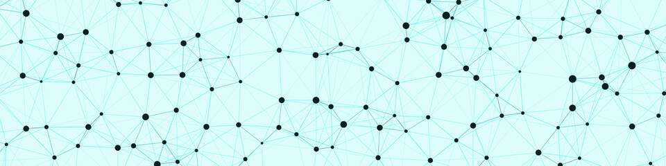 Network Mesh Computation Art background illustration