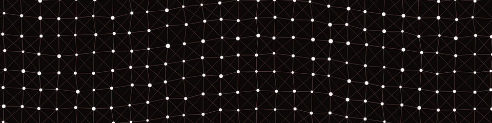 Network Mesh Computation Art background illustration