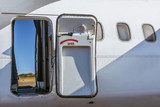 Fototapeta Sawanna - Open door of an aircraft
