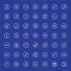 Wall Mural - category icons ui design app vector Isolated image