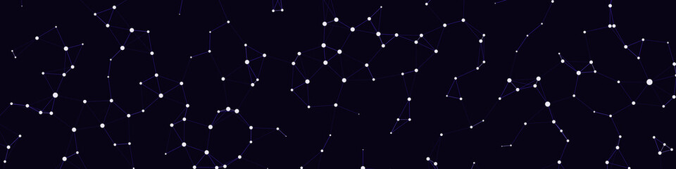 Network Mesh Procedural Art background illustration