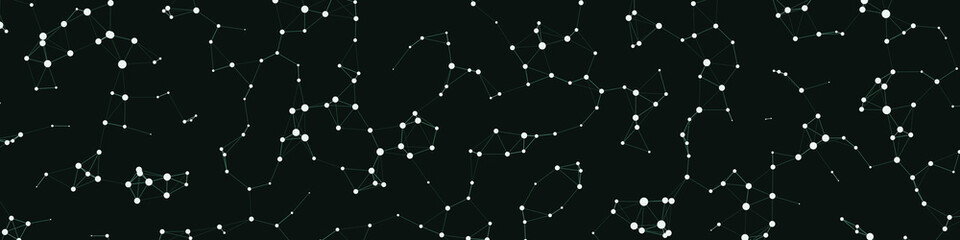 Network Mesh Procedural Art background illustration