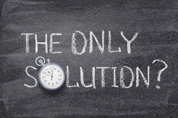 Wall Mural - only solution watch