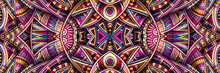 Abstract Ethnic Rug Ornamental Seamless Pattern. Vector Vintage Background.