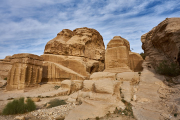 Wall Mural - The Djin Blocks, Wadi Musa (Petra), Jordan