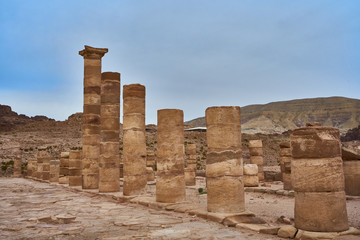 Wall Mural - Roman ruins in Wadi Musa (Petra), Jordan