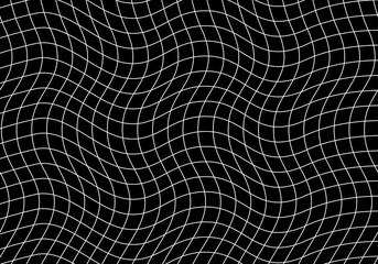 Curved grid. Wavy mesh. illustration for design. abstract