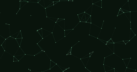 Network Mesh Procedural Art background illustration