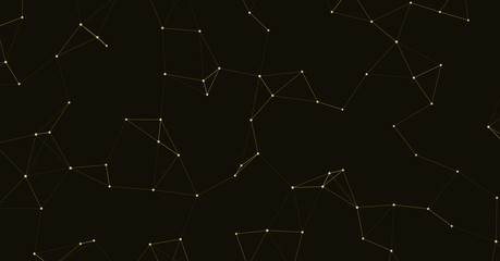 Network Mesh Procedural Art background illustration