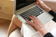 © Petr Smagin - woman's hands typing on laptop keyboard close up. female using laptop. business woman working remotely