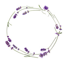 Wreath Of Lavender Flowers