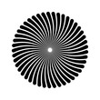 © Kenall - Abstract vector spiral shape on a white background. Isolated spiral, template for design, hypnotic effect. Eps 10