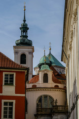 Wall Mural - White church in old Prague