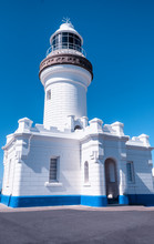 Majesty Of Byron Bay Lighthouse On A Clear Sunny Day, Gold Coast, Australia