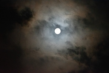 full moon in the sky