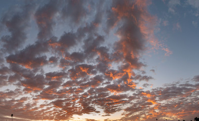 blue sky and clouds sunset 6