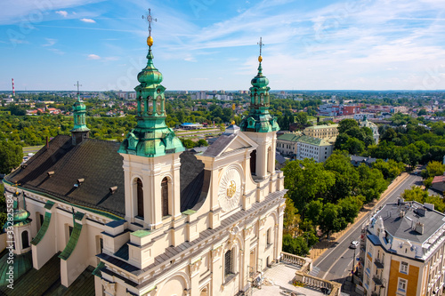 Fototapeta Lublin  lublin-polska-fasada-katedry-sw-jana-chrzciciela-archikatedra-sw-jana-chrzciciela