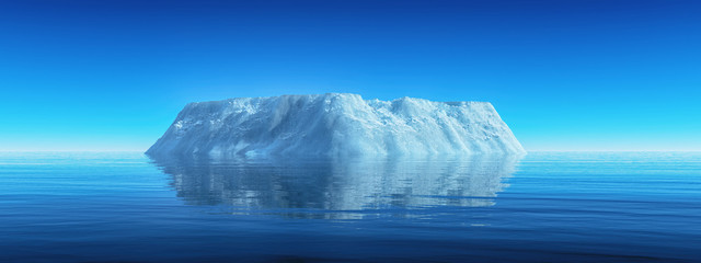 Wall Mural - iceber in the ocean