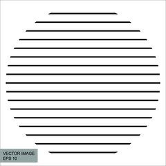 Fototapete - Abstract rippled lines pattern with wavy vibrant facture on white background. Music cover. Square format. Vector illustration EPS 10. Editable vector element for creating and graphic design.
