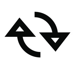 Poster - Arrow vector collection with elegant style and black color. Vector EPS 10. Abstract elements for business infographic. Up and down trend. Navigation symbol system.