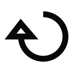 Poster - Arrow vector collection with elegant style and black color. Vector EPS 10. Abstract elements for business infographic. Up and down trend. Navigation symbol system.