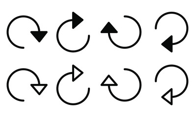 Poster - Arrow vector collection with elegant style and black color. Vector EPS 10. Abstract elements for business infographic. Up and down trend. Navigation symbol system.
