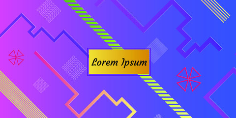 Poster - Abstract vector pattern gradient background templates. Modern geometric design with minimal geometric shapes