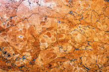 Stone Surface. High Quality Orange Marble. Natural Marble Texture Background With High Resolution.