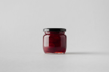 Wall Mural - Cherry Jam Jar Mock-Up