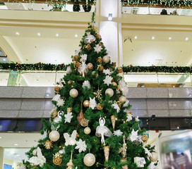 Poster - Christmas tree at Galerija Centrs in old Riga