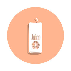 Poster - Juice jar badge icon. Simple glyph, flat vector of drink icons for ui and ux, website or mobile application