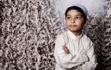  Muslim Child Portrait indoor