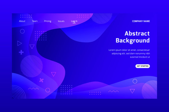 Set of web page design templates for business, finance and marketing. Modern vector illustration concepts for website and mobile website development. Easy to edit and customize.  P