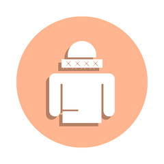 Poster - Censored, password, human badge icon. Simple glyph, flat vector of peace and humanrights icons for ui and ux, website or mobile application