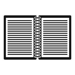 Poster - Writer editor icon. Simple illustration of writer editor vector icon for web design isolated on white background