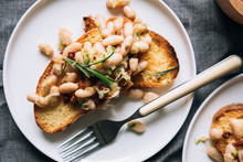 Toast With White Beans
