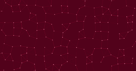 Network Mesh Procedural Art background illustration