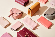 Stylish Leather Purses And Bags