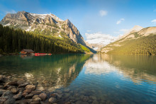 Lake Louise Reflection Banff Alberta Canada