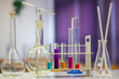 School chemical lab prepared for lessons