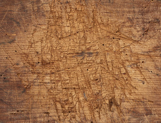 Wall Mural - texture of a very old brown wood, full frame, backdrop for the designer