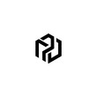 NP PN Letter Logo Design Vector Template