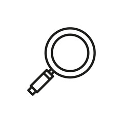 Poster - Simple search line icon.