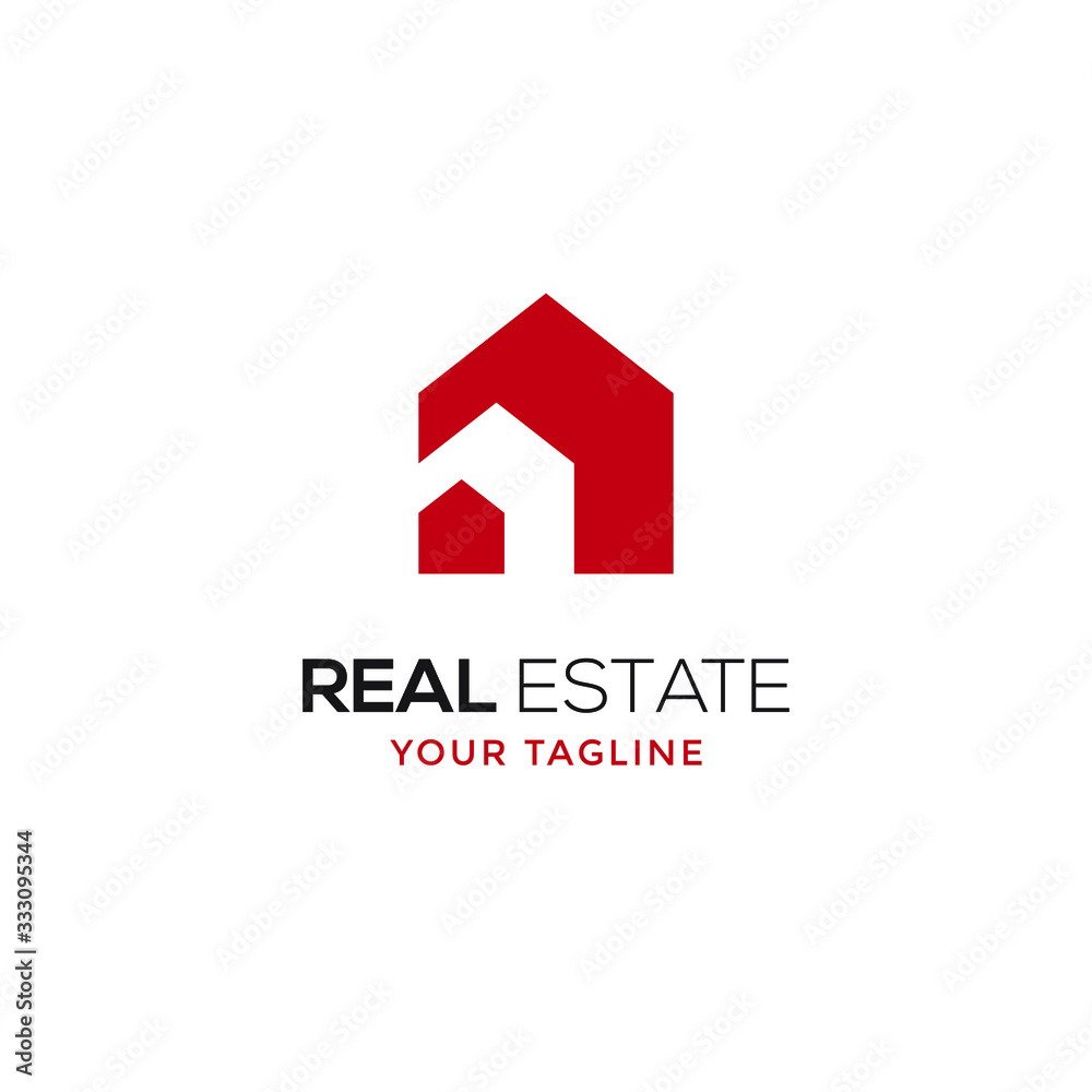 real estate logo modern design template  - obrazy, fototapety, plakaty 