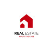 real estate logo modern design template 