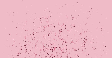 Network Mesh Procedural Art background illustration