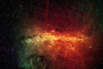 Wall Mural - Colorful galaxy outer space background Elements of this image furnished by NASA .