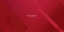 Abstract Red Background Minimal. Red Abstract Creative Overlap Digital Background, Modern Landing Page Concept Vector.